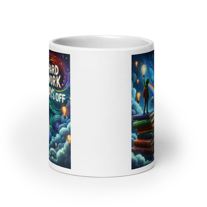 Hard work pays off 2 - White Glossy Mug - 30820501