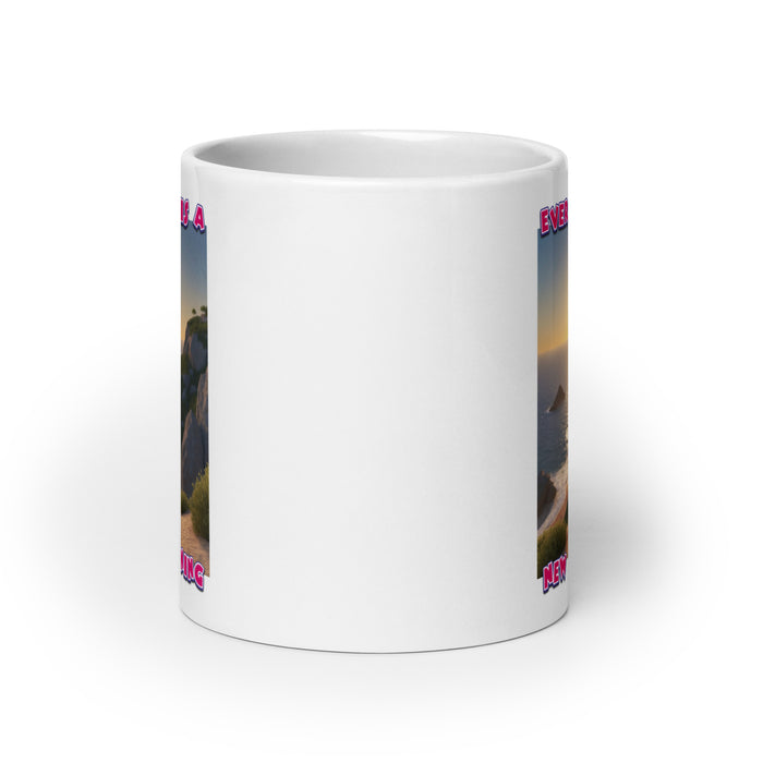 Every day is a new beginning - White Glossy Mug - 30510501