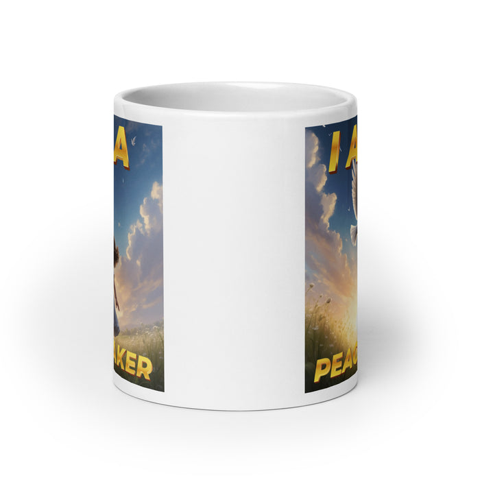 I am a peacemaker - White Glossy Mug - 40410501