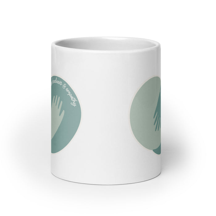 I choose kindness and empathy - White Glossy Mug - 40110501