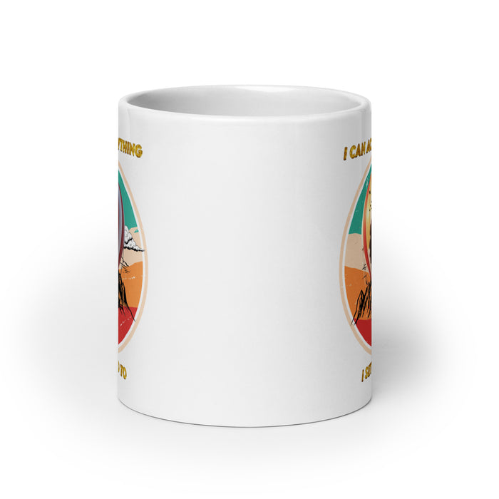 I can achieve anything I set my mind to - White Glossy Mug - 70810501