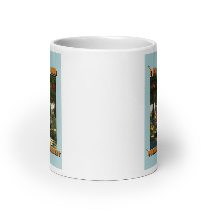 I am mindful and present in the moment - White Glossy Mug - 70610501