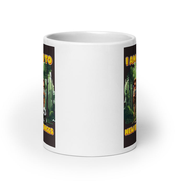 I am open to new experiences - White Glossy Mug - 70510501