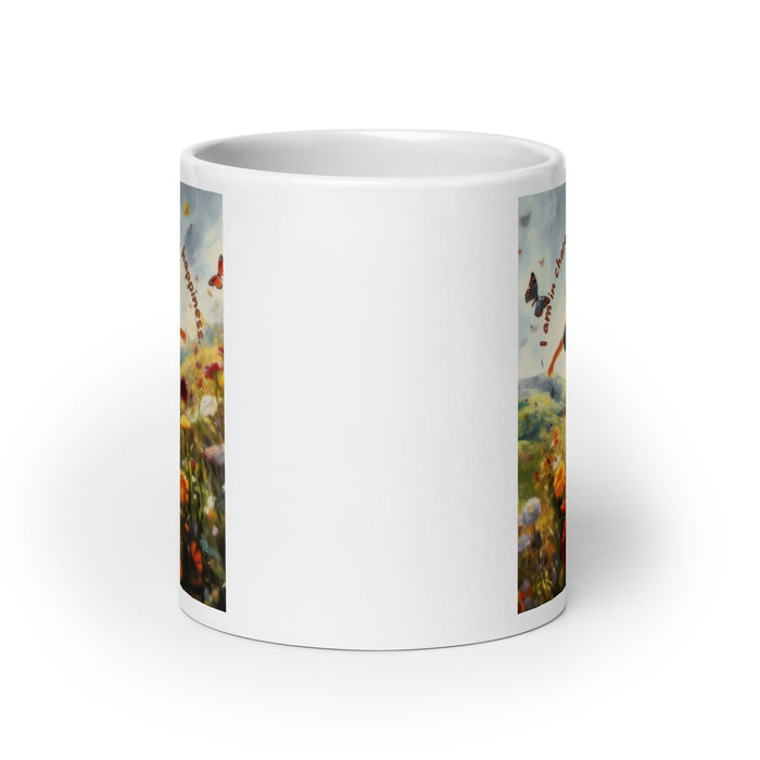 I am in charge of my own happiness 3 - White Glossy Mug - 80730501