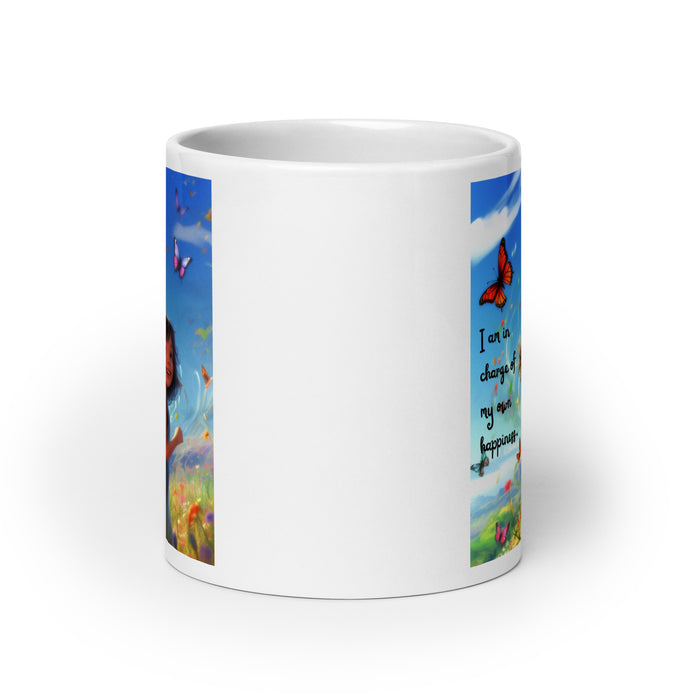 I am in charge of my own happiness 2 - White Glossy Mug - 80720501