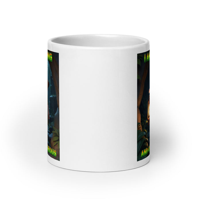 I am strong and courageous - White Glossy Mug - 80310501