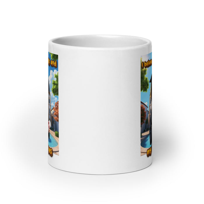 I believe in myself and my abilities - White Glossy Mug - 80210501