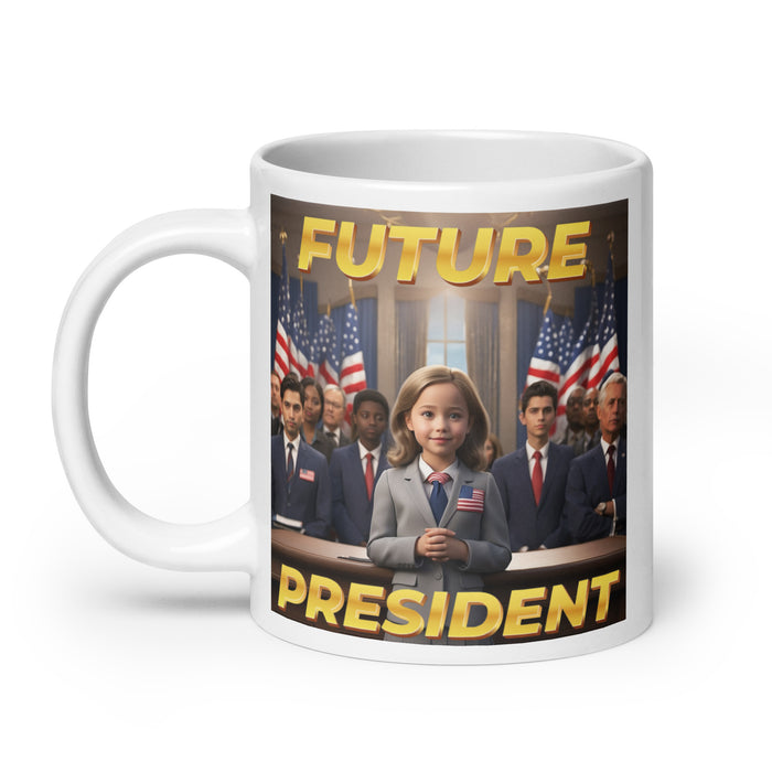 Future President 2 - White Glossy Mug - 10420501