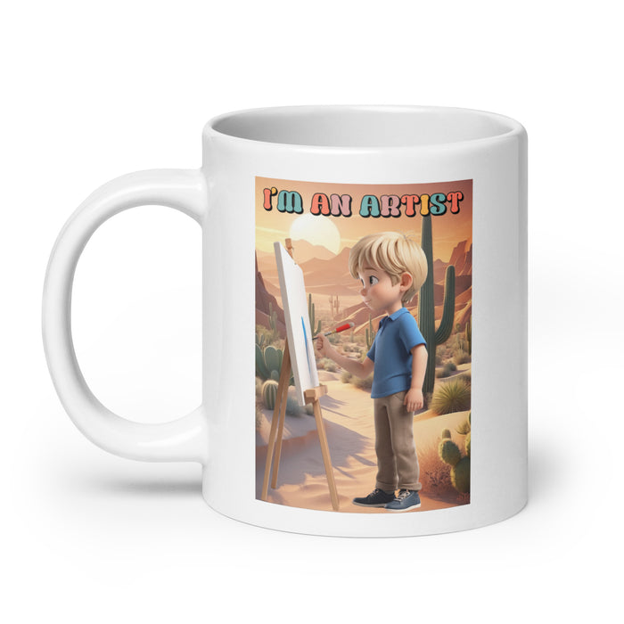 I'm an artist 2 - White Glossy Mug - 20610501