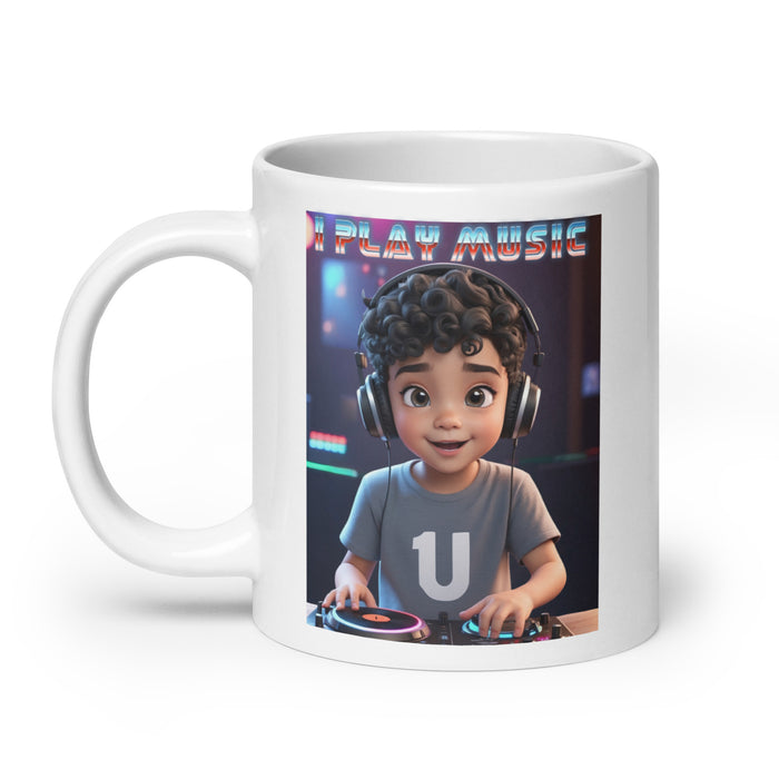 I play music 2 - White Glossy Mug - 20410501