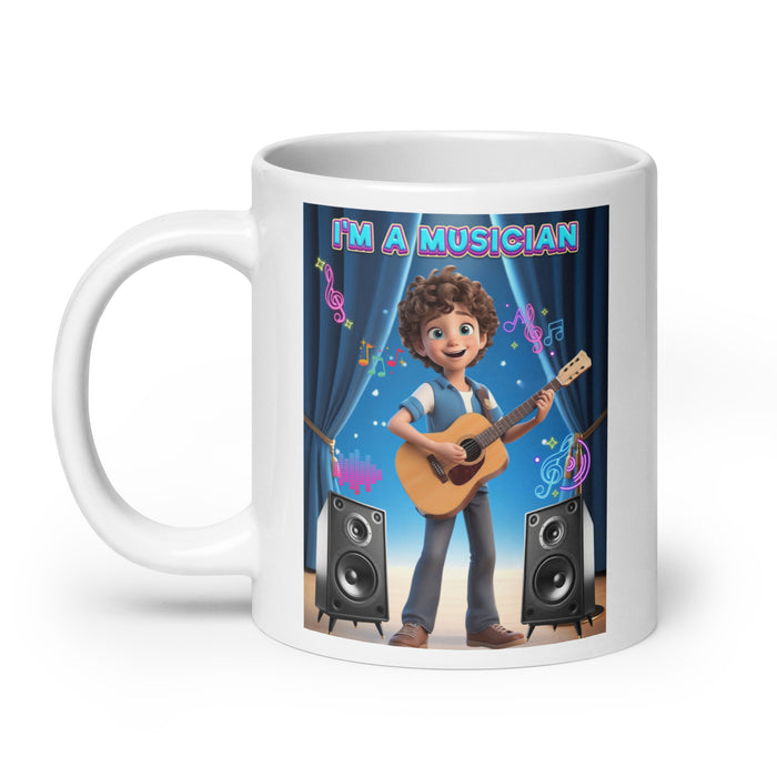 I'm a musician - White Glossy Mug - 20810501