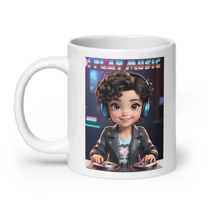 I play music - White Glossy Mug - 20410501