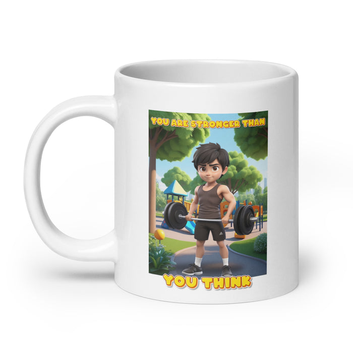 You are stronger than you think - White Glossy Mug - 30410501