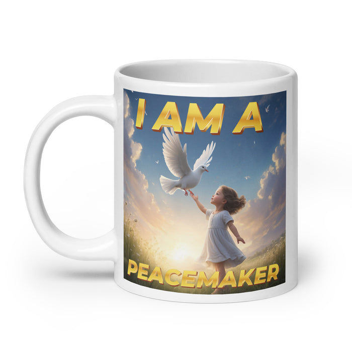 I am a peacemaker - White Glossy Mug - 40410501