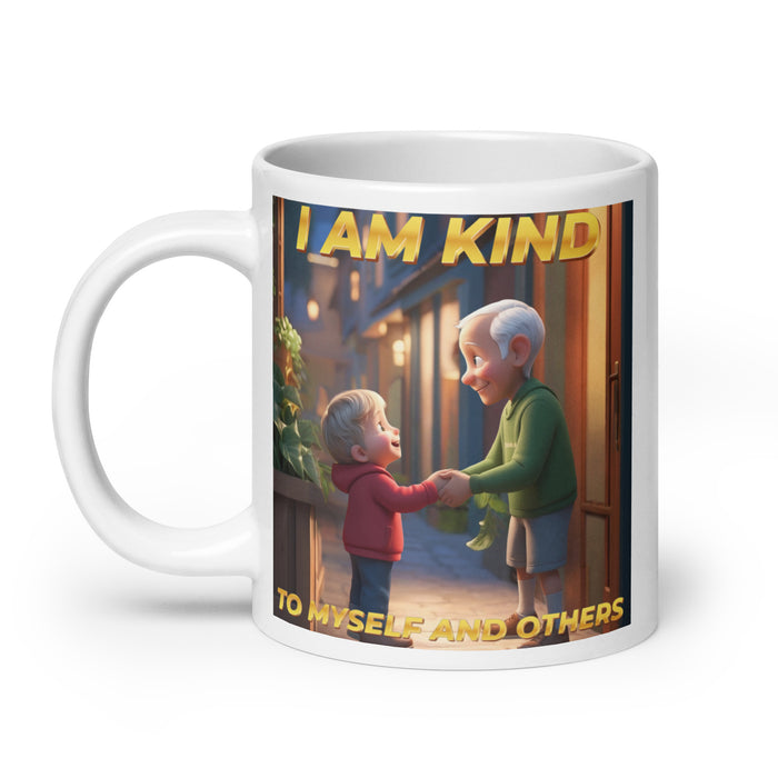 I am kind to myself and others - White Glossy Mug - 40210501