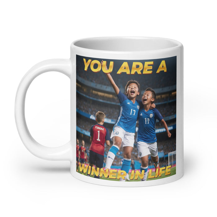 You are a winner in life - White Glossy Mug - 60610501