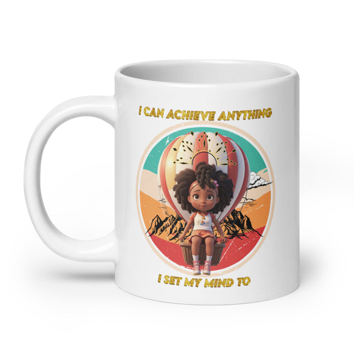 I can achieve anything I set my mind to - White Glossy Mug - 70810501