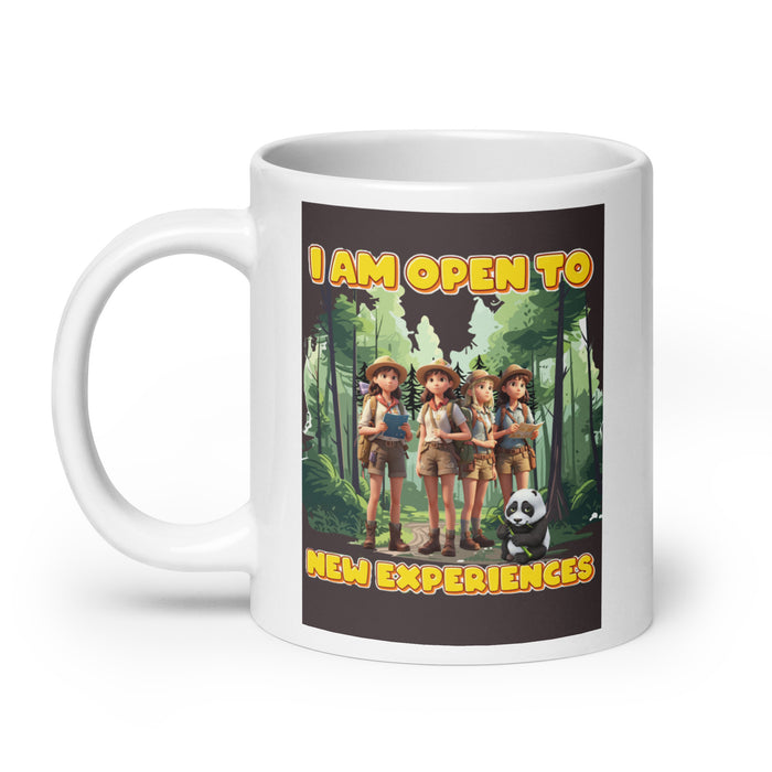 I am open to new experiences - White Glossy Mug - 70510501