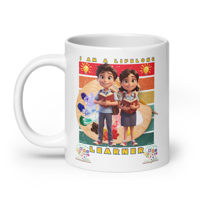 I am a lifelong learner - White Glossy Mug - 70210501