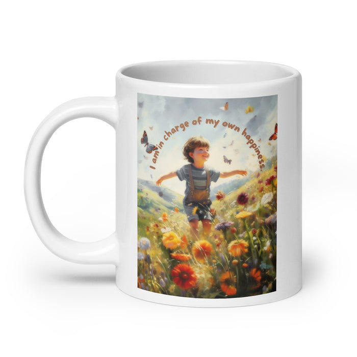 I am in charge of my own happiness 3 - White Glossy Mug - 80730501