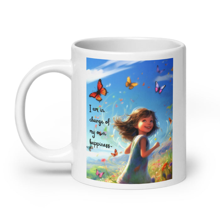 I am in charge of my own happiness 2 - White Glossy Mug - 80720501