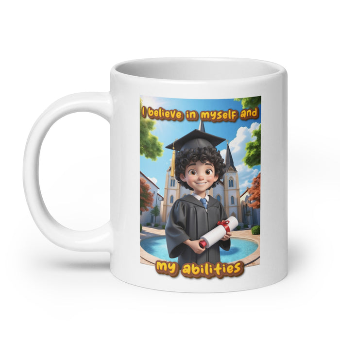 I believe in myself and my abilities - White Glossy Mug - 80210501