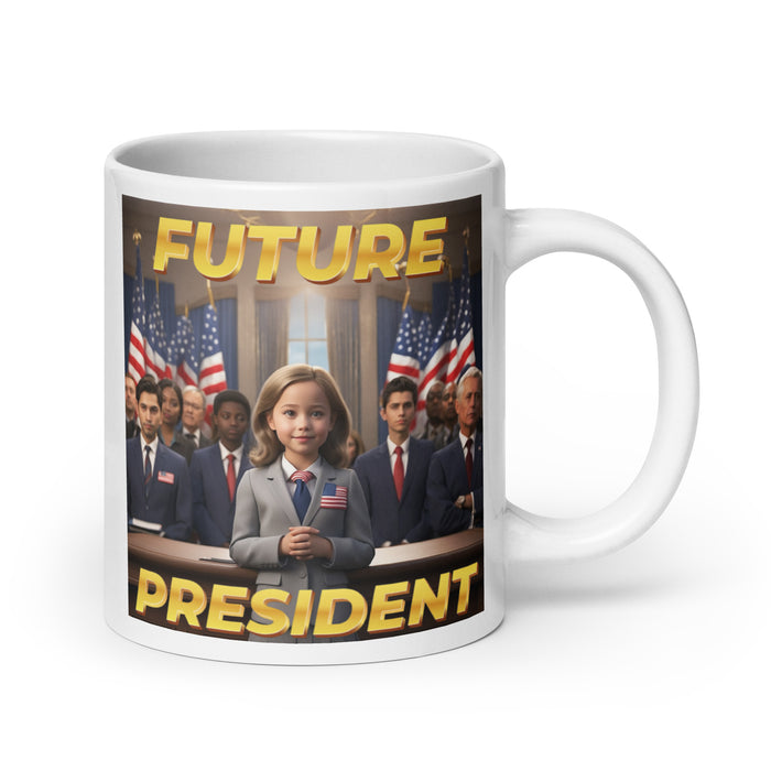 Future President 2 - White Glossy Mug - 10420501