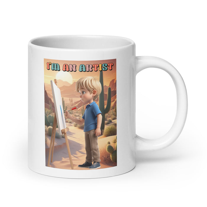 I'm an artist 2 - White Glossy Mug - 20610501