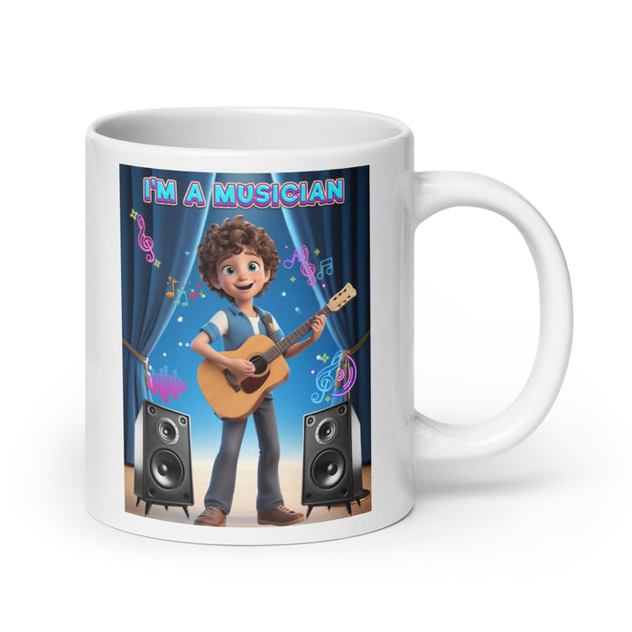 I'm a musician - White Glossy Mug - 20810501