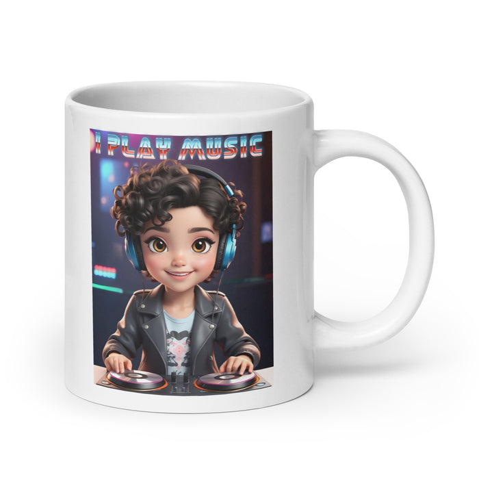 I play music - White Glossy Mug - 20410501