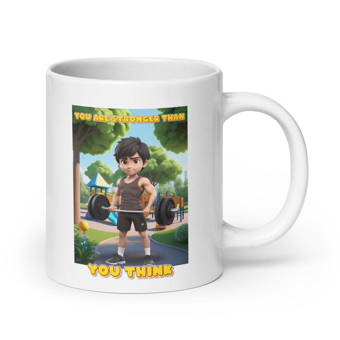 You are stronger than you think - White Glossy Mug - 30410501