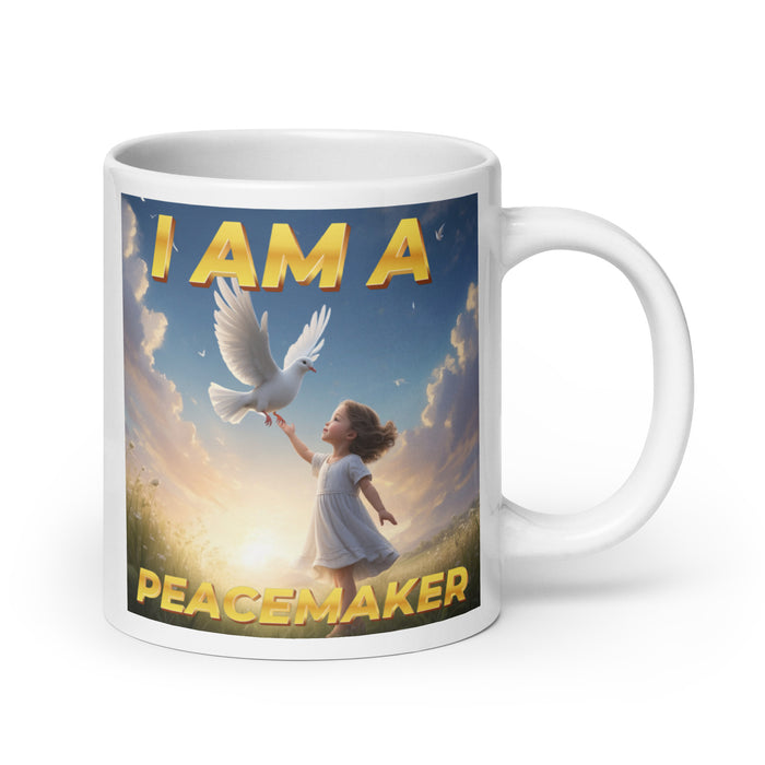 I am a peacemaker - White Glossy Mug - 40410501