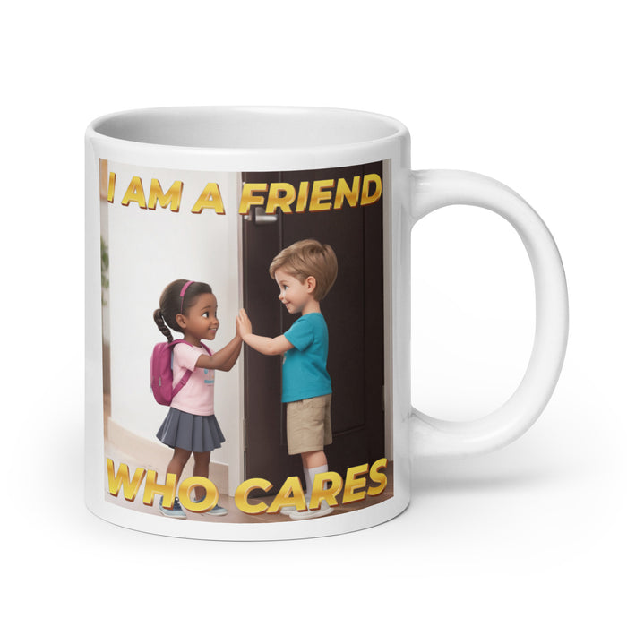 I am a friend who cares - White Glossy Mug - 40310501