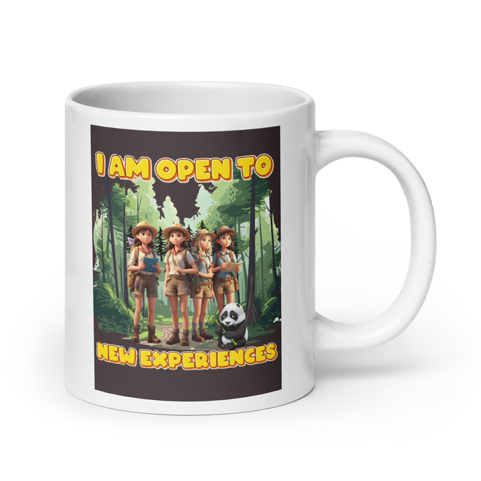 I am open to new experiences - White Glossy Mug - 70510501