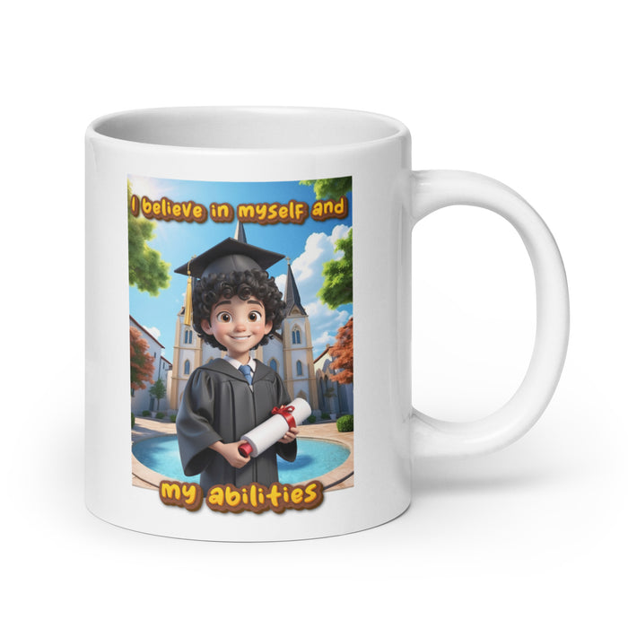 I believe in myself and my abilities - White Glossy Mug - 80210501